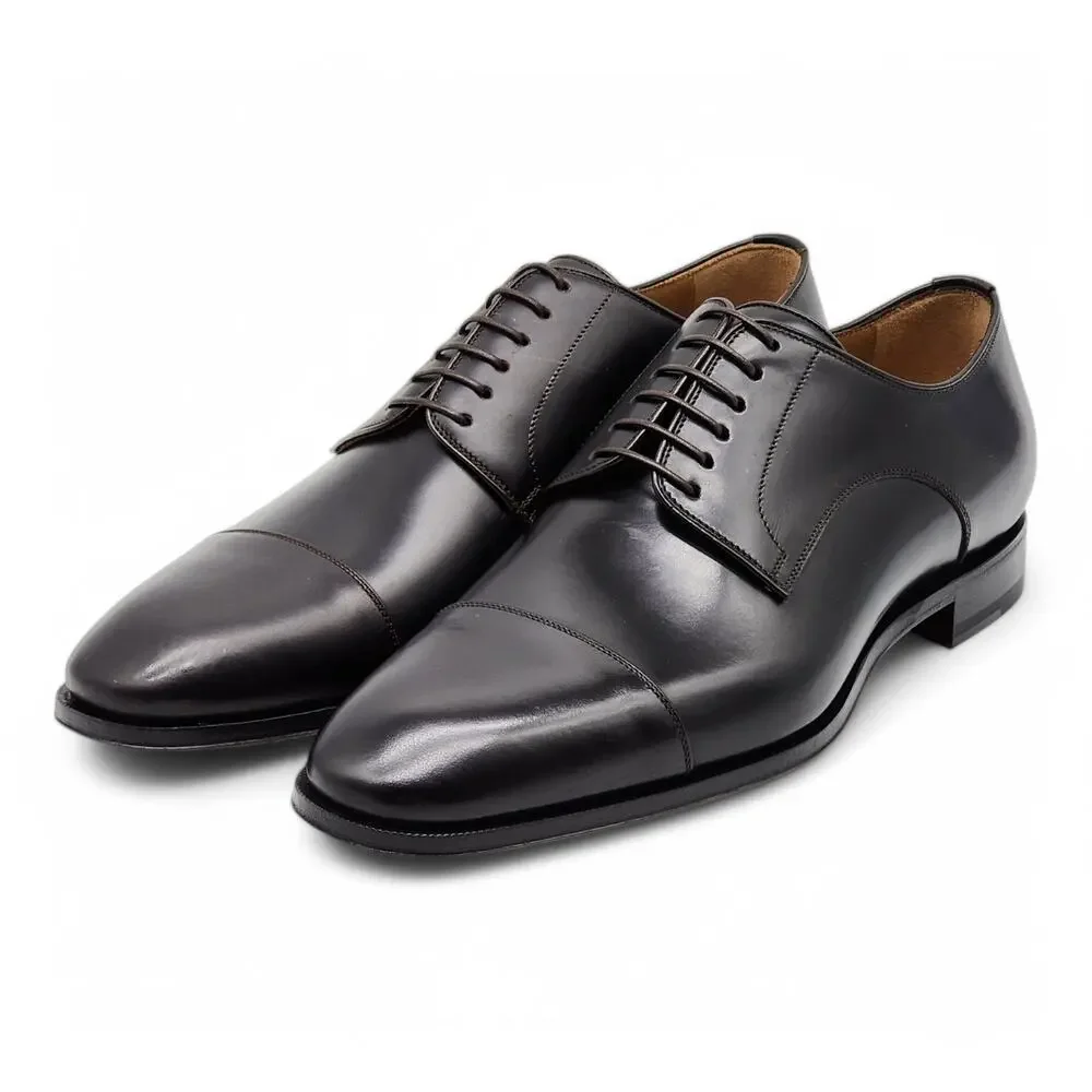 Christian Louboutin Cortomale Derby Shoes - Leather - Brown - 40.5 7.5 $995
